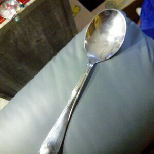VINTAGE LARGE SERVING SPOON